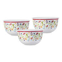 MÜSLISCHALENSET Shanti  - Multicolor/Weiß, KONVENTIONELL, Keramik (16/15/14,5cm) - Ritzenhoff Breker