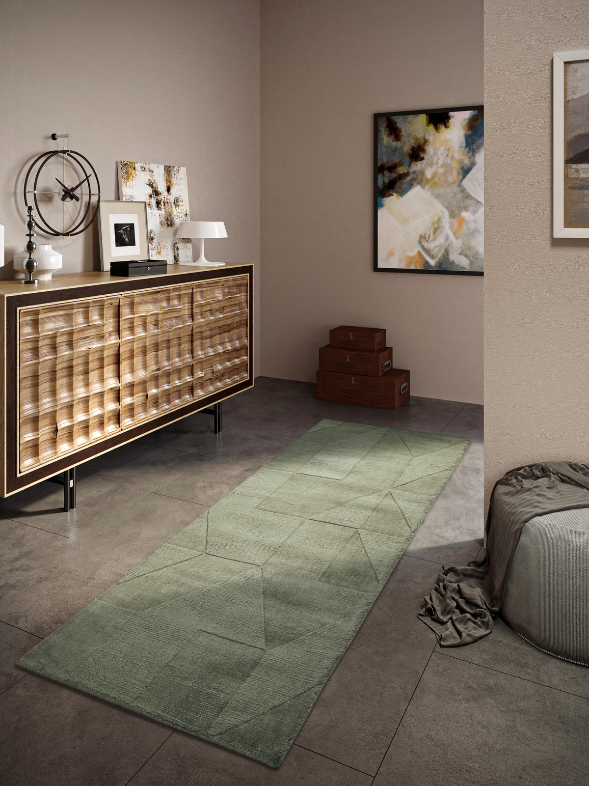 LÄUFER 80/250 cm Kollektion 1906  - Grün, Basics, Textil (80/250cm) - Villeroy & Boch