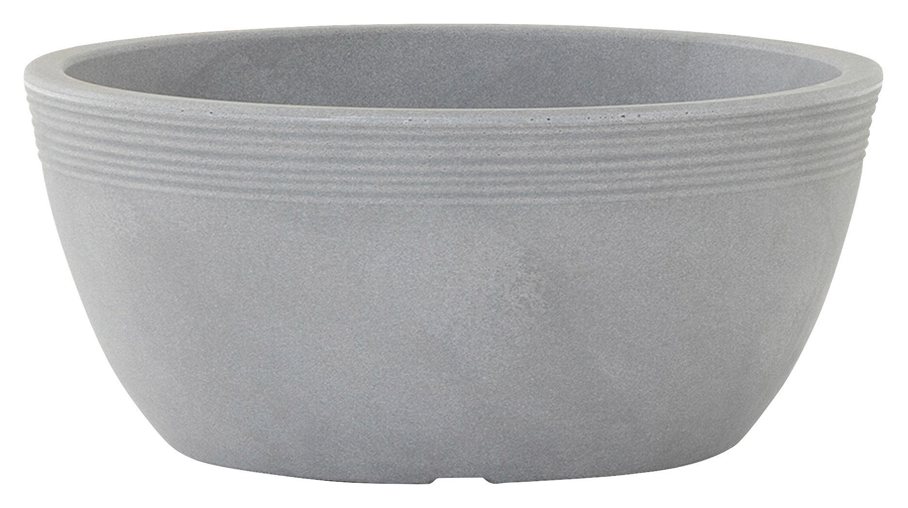 PFLANZENTOPF   - Grau, Basics, Kunststoff (48/22cm) - Siena Garden