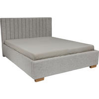 KÁRPITOZOTT ÁGY  szürke  - szürke, Basics, faalapú anyag/textil (171/110/220cm) - Hom`in