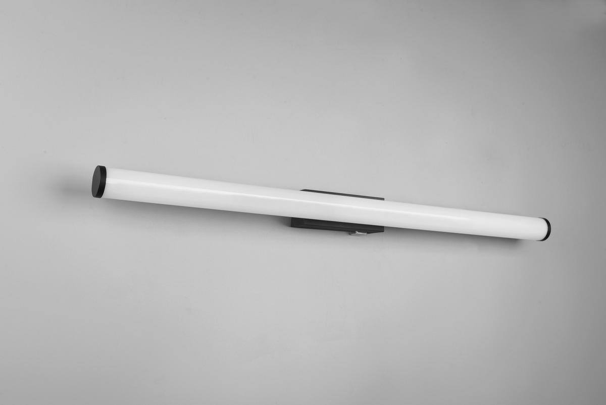 BADEZIMMER-WANDLEUCHTE Mattimo 80/5,5 cm   - Schwarz/Weiß, Basics, Kunststoff/Metall (80/5,5cm) - Trio Leuchten