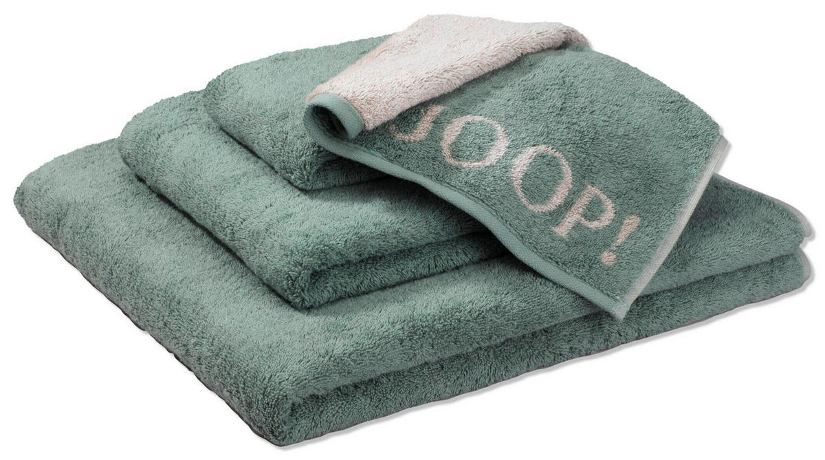 SEIFTUCHSET 30/30 cm JOOP! CLASSIC Olivgrün 3-teilig  - Olivgrün, Basics, Textil (30/30cm) - Joop! Living