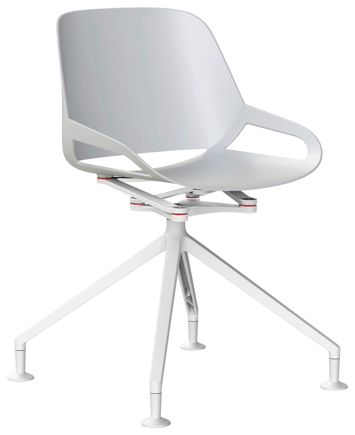 BESUCHERSTUHL  in Weiß  - Weiß, Basics, Kunststoff/Metall (50/72/52cm) - Aeris