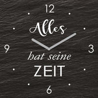 WANDUHR  Multicolor  - Multicolor, KONVENTIONELL, Glas (30/30/3,1cm) - Euroart
