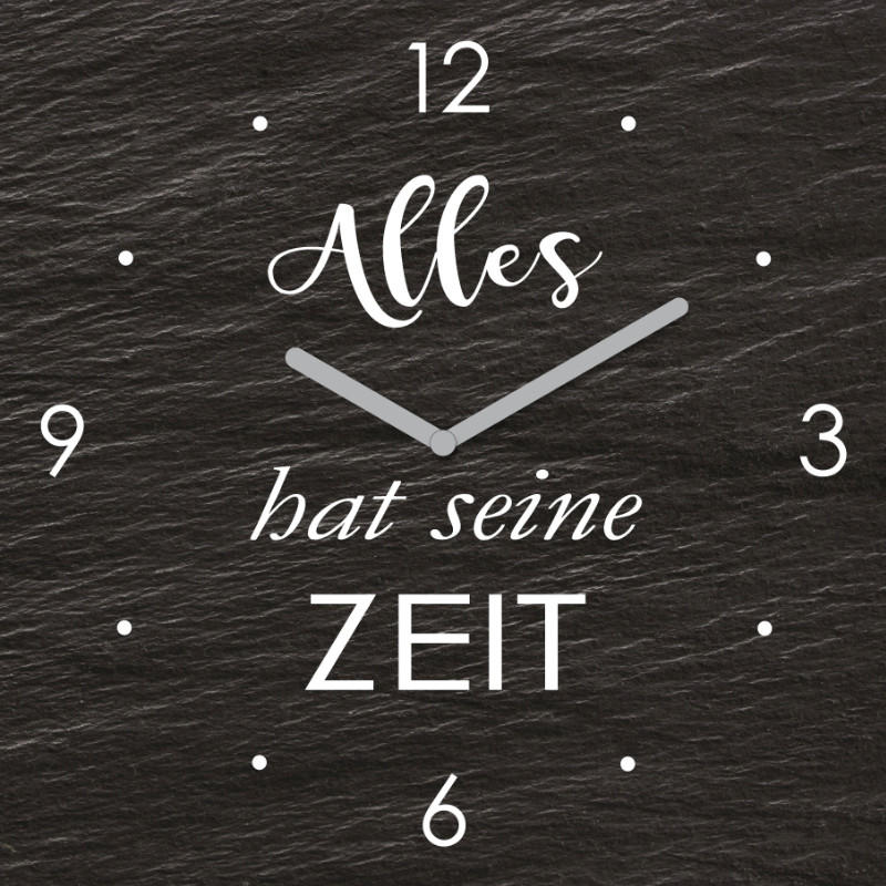 Euroart Wanduhr Mehrfarbig 30x30x3.1 cm
