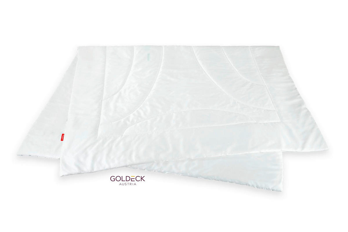 GANZJAHRESDECKE 135-140/200 cm  - Champagner, Basics, Naturmaterialien/Kunststoff (135-140/200cm) - Goldeck Austria