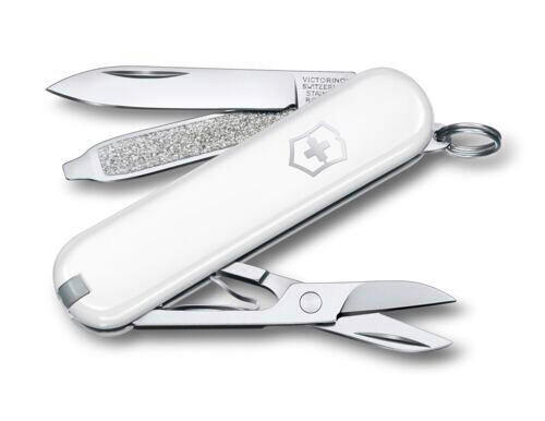 TASCHENMESSER 5.8/1.8/0,9 cm  - Weiss, Basics, Metall (5.8/1.8/0,9cm) - Victorinox