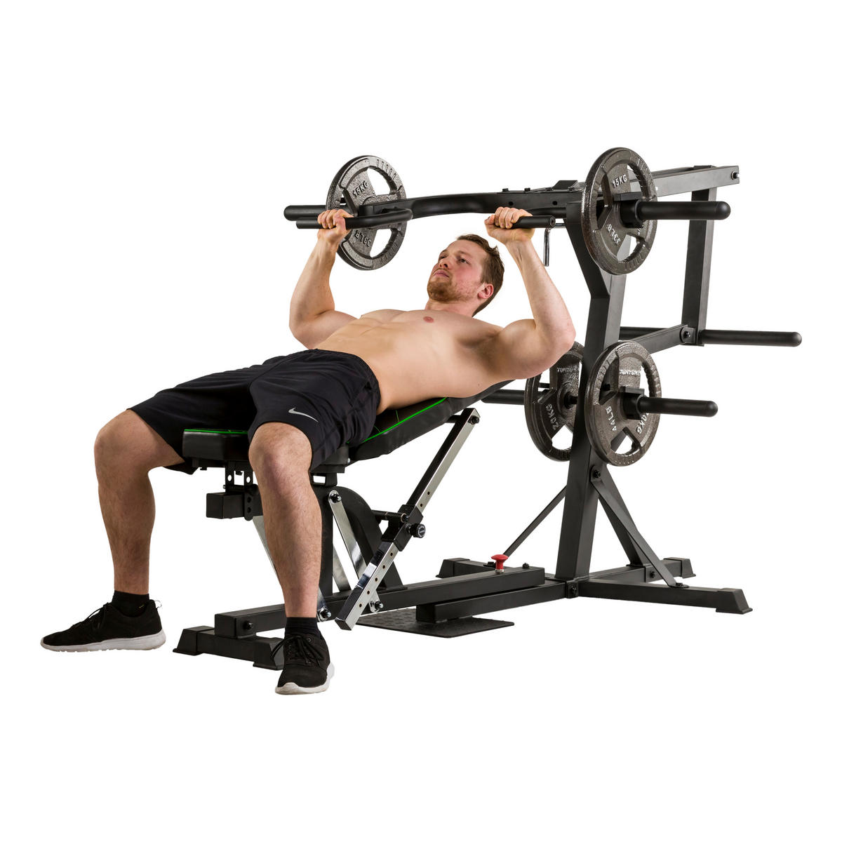 KRAFTSTATION  - Schwarz, KONVENTIONELL, Holz/Kunststoff (227,1/145,4/183,8cm)