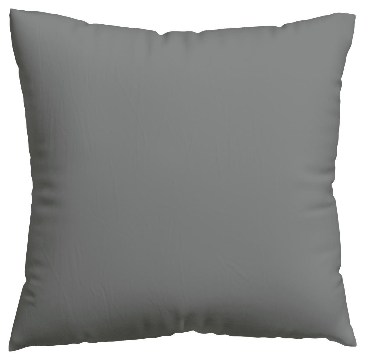 KISSENHÜLLE EASY JERSEY 40/40 cm  - Grau, Basics, Textil (40/40cm) - Schlafgut