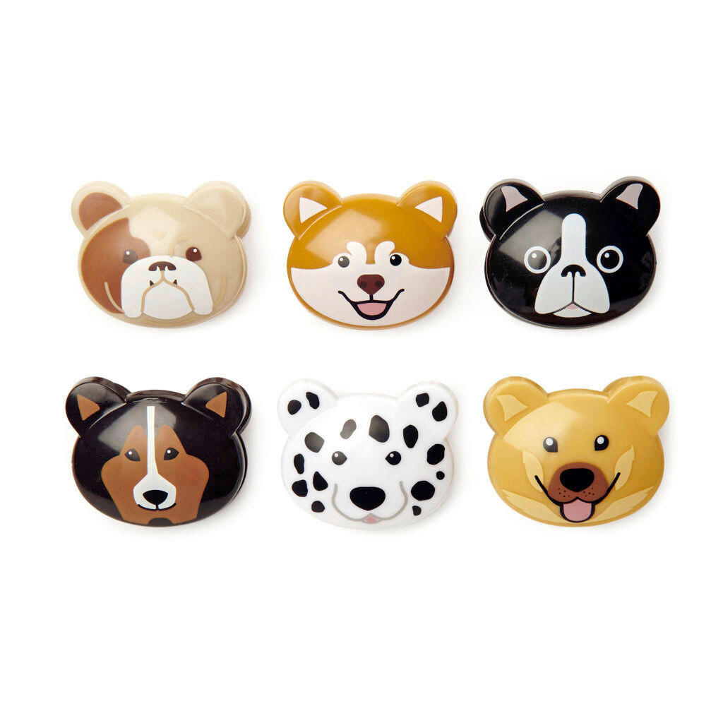 SPONY NA UZATVÁRANIE - viacfarebná, Basics, plast (3/19/10cm) - Kikkerland