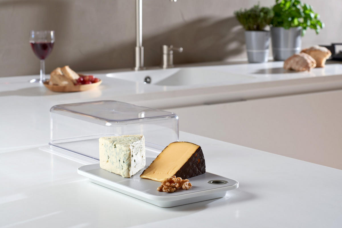 SERVIERBOX Moduka 2,8 L  - Transparent/Weiß, Basics, Kunststoff (27,1/17,4/10,3cm) - Mepal