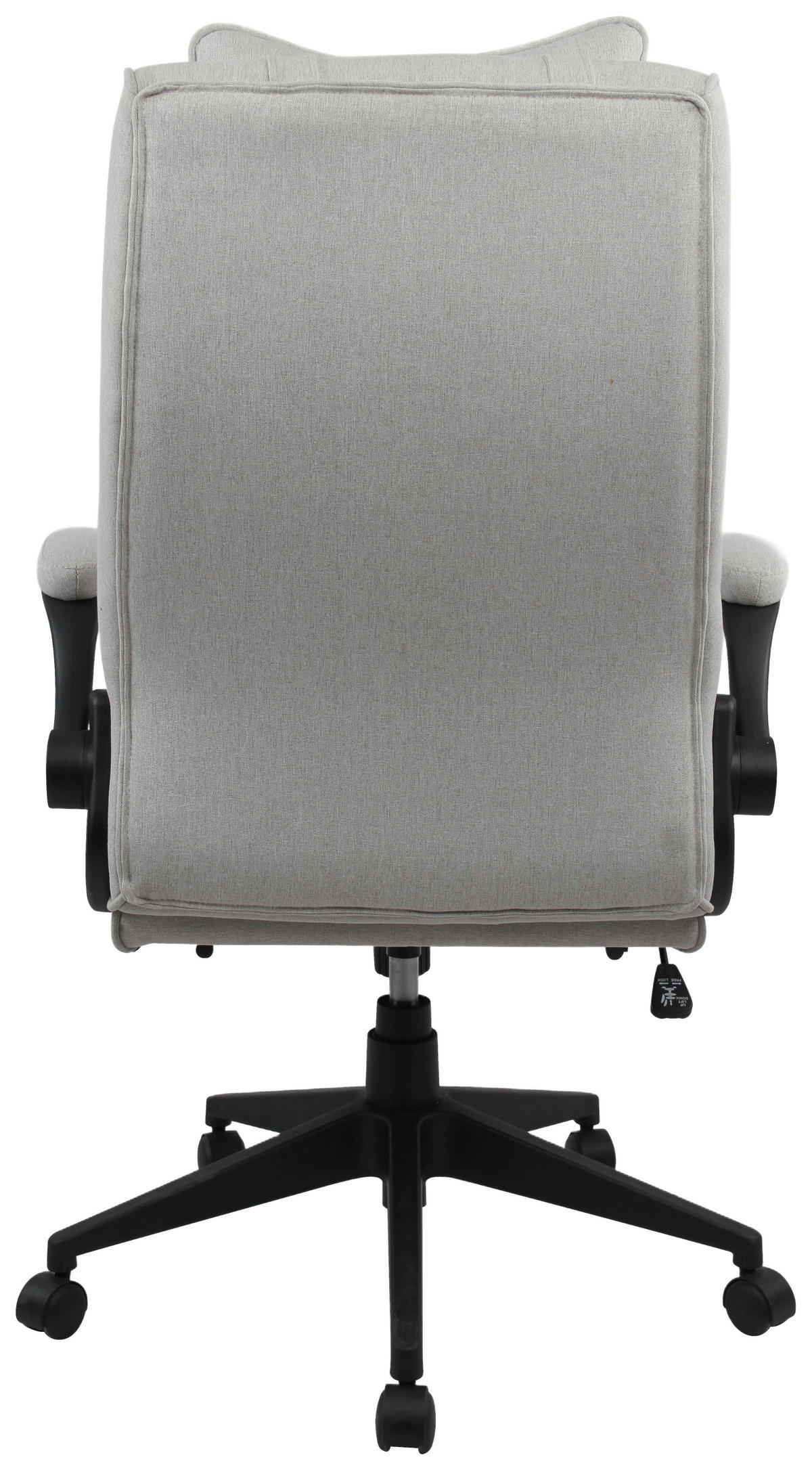 CHEFSESSEL  in Webstoff Creme  - Creme/Schwarz, MODERN, Kunststoff/Textil (62/112-122/65cm) - MID.YOU