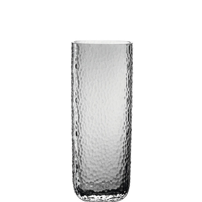 VÁZA, sklo, 27 cm - šedá, Basics, sklo (10/26,5/8cm) - Leonardo