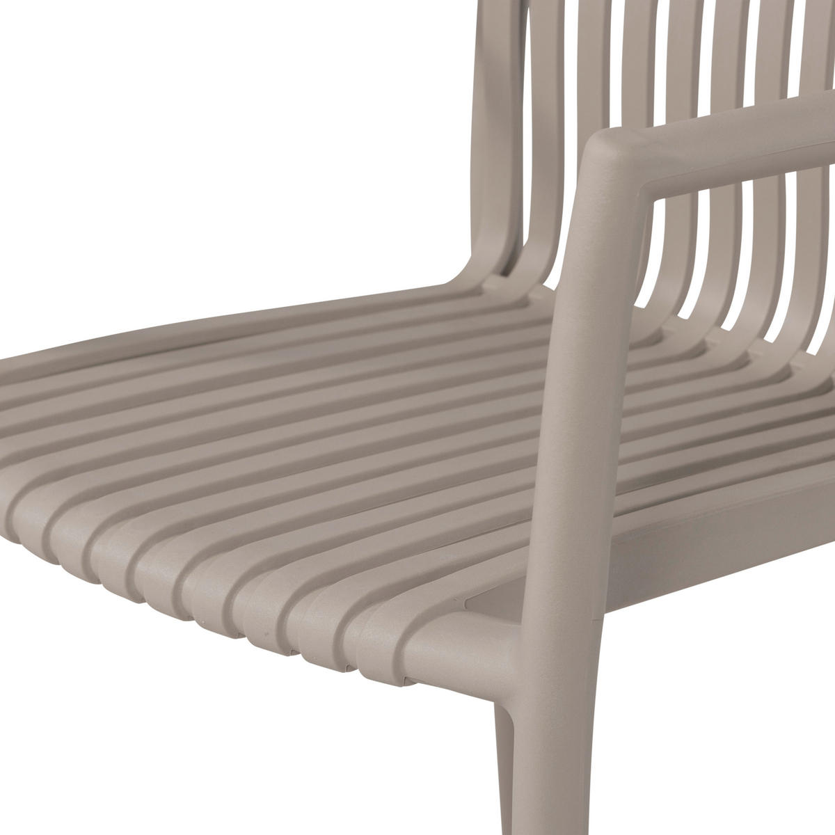 GARTENSTUHL-SET Sandfarben  - Sandfarben, MODERN, Kunststoff (56/84/57cm) - Livetastic