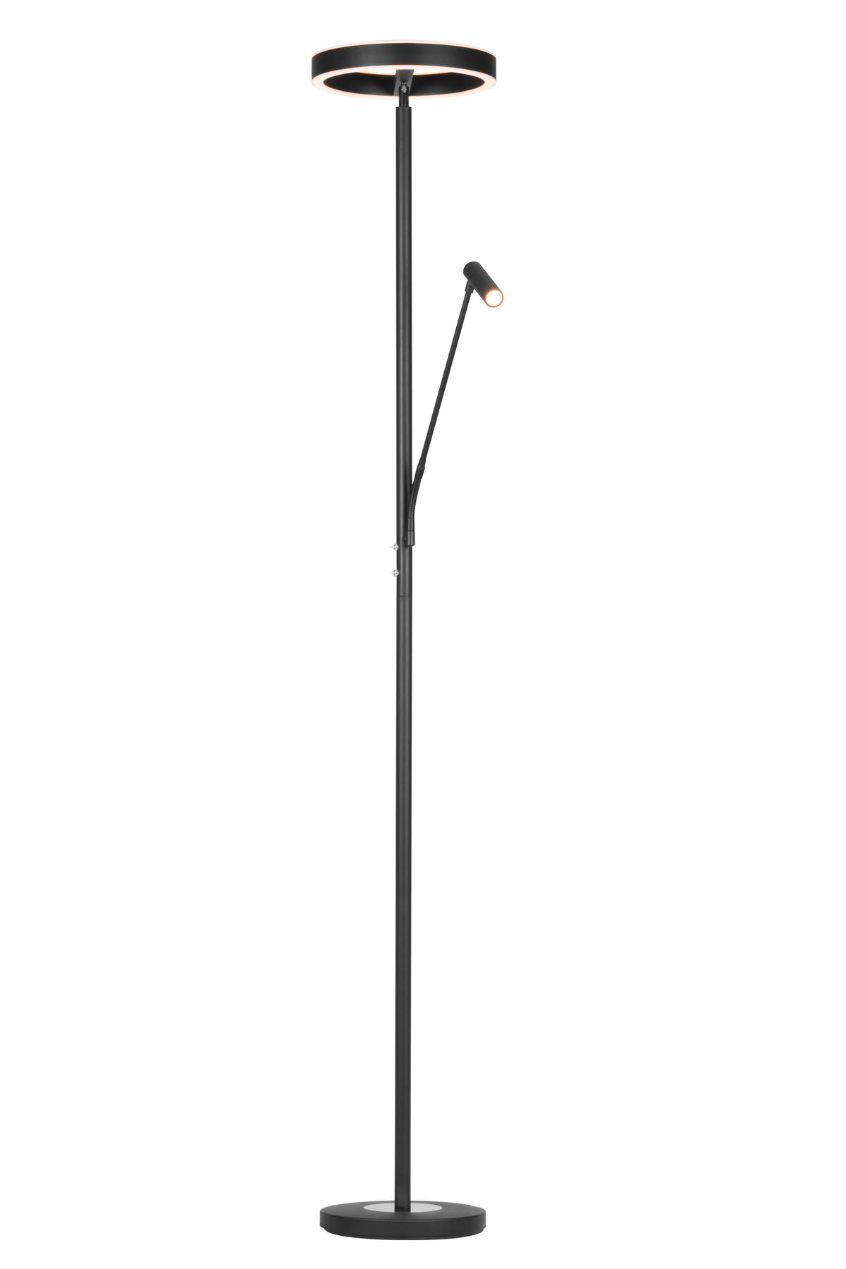 LED-DECKENFLUTER 28/180 cm    - Schwarz/Weiß, Design, Kunststoff/Metall (28/180cm) - Novel