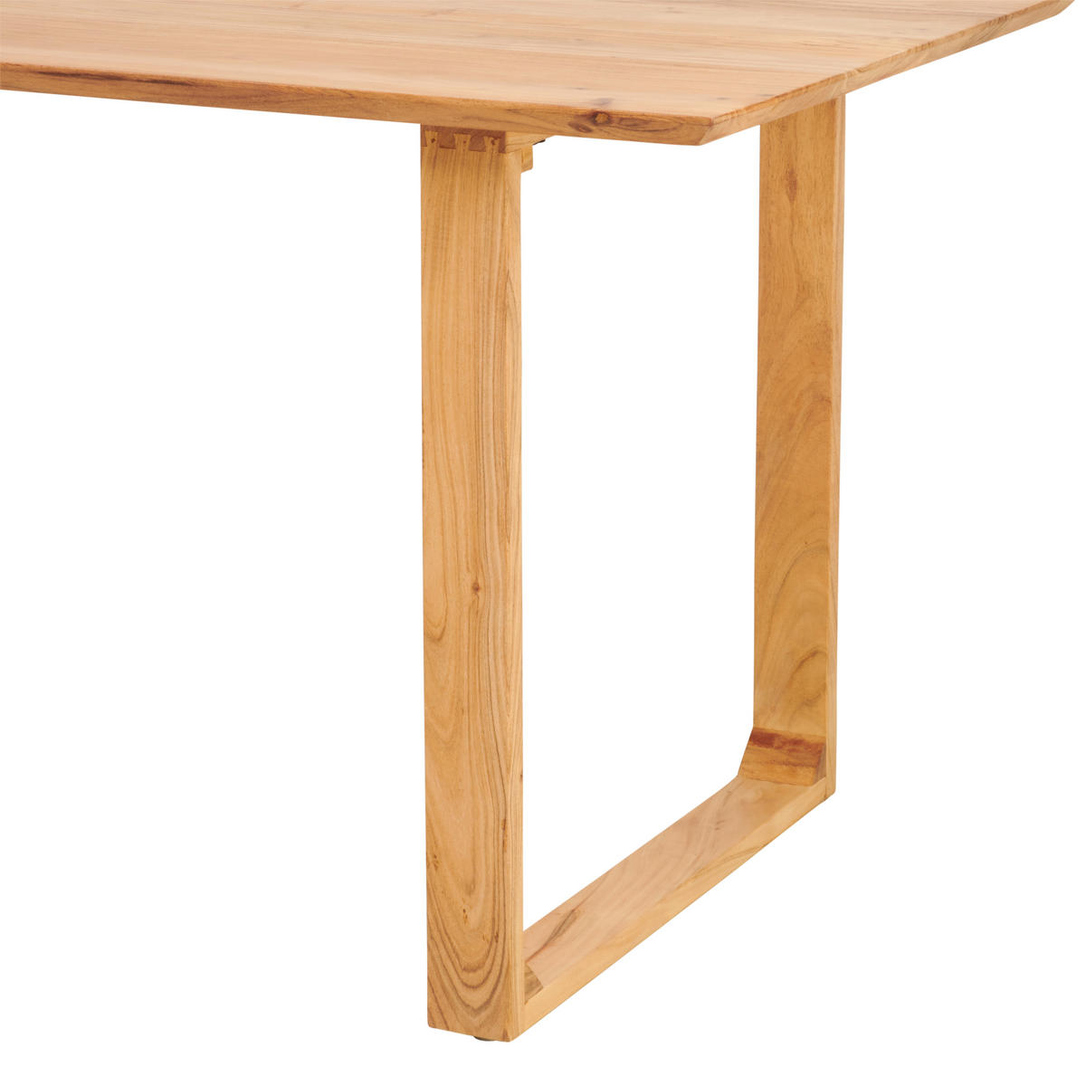 JEDÁLENSKÝ STÔL, akácia, farba akácie, 140/76/80 cm - farba akácie, Modern, drevo (140/76/80cm) - MID.YOU