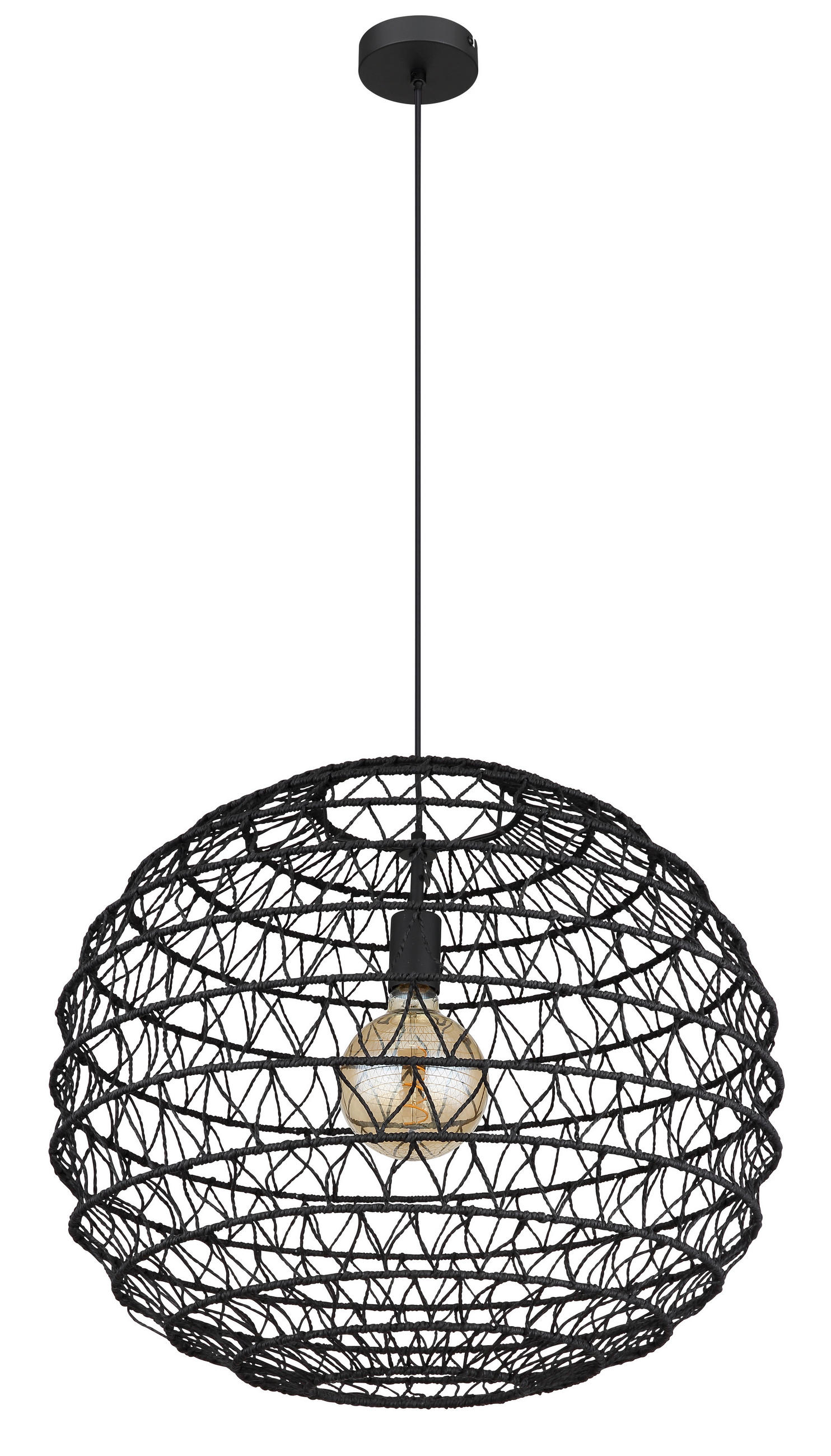 ZÁVĚSNÉ SVÍTIDLO, 59/120 cm  - Natur (59/120cm) - Globo