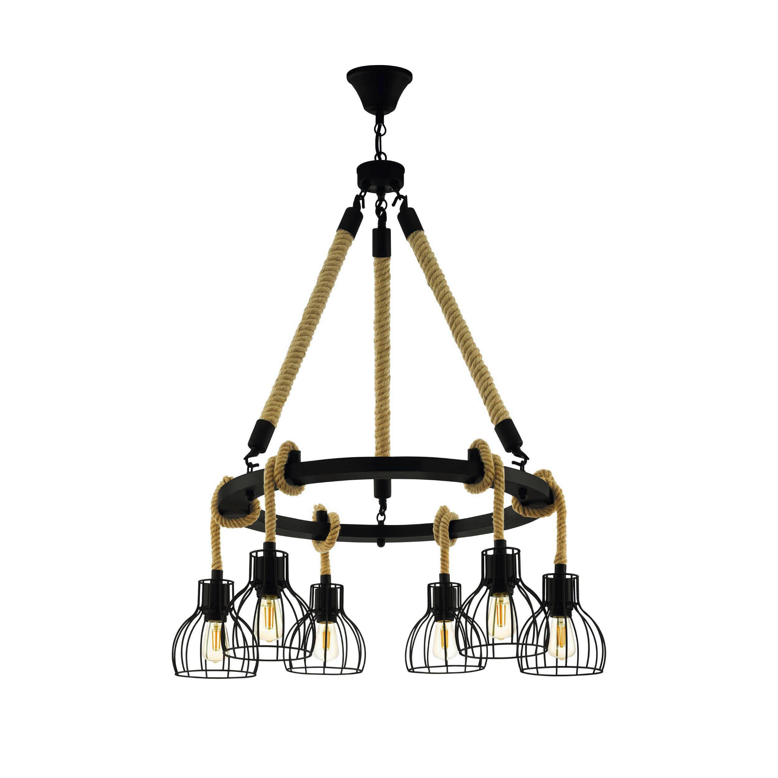 LUSTRĂ 76/109 cm  - negru, Basics, metal (76/109cm)
