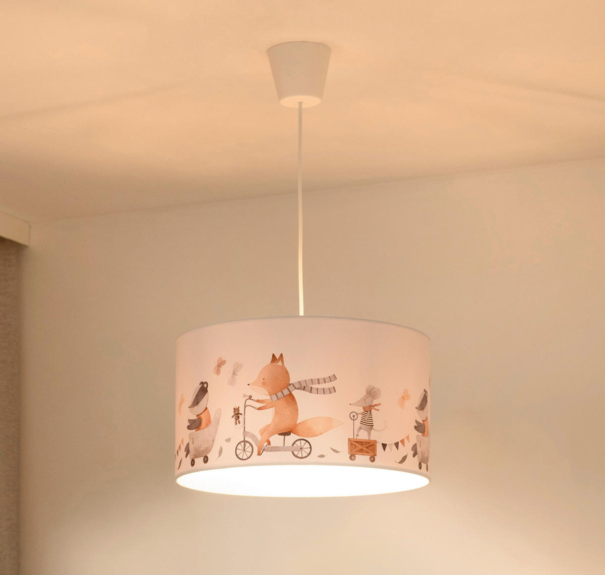 HÄNGELEUCHTE Kids 35/90 cm  - Multicolor, Design, Kunststoff (35/90cm)