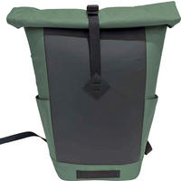 Rucksack mit Kühlfach  - Anthrazit/Grün, Basics, Kunststoff/Textil (32,5/14,5/62,5cm) - Ambia Home