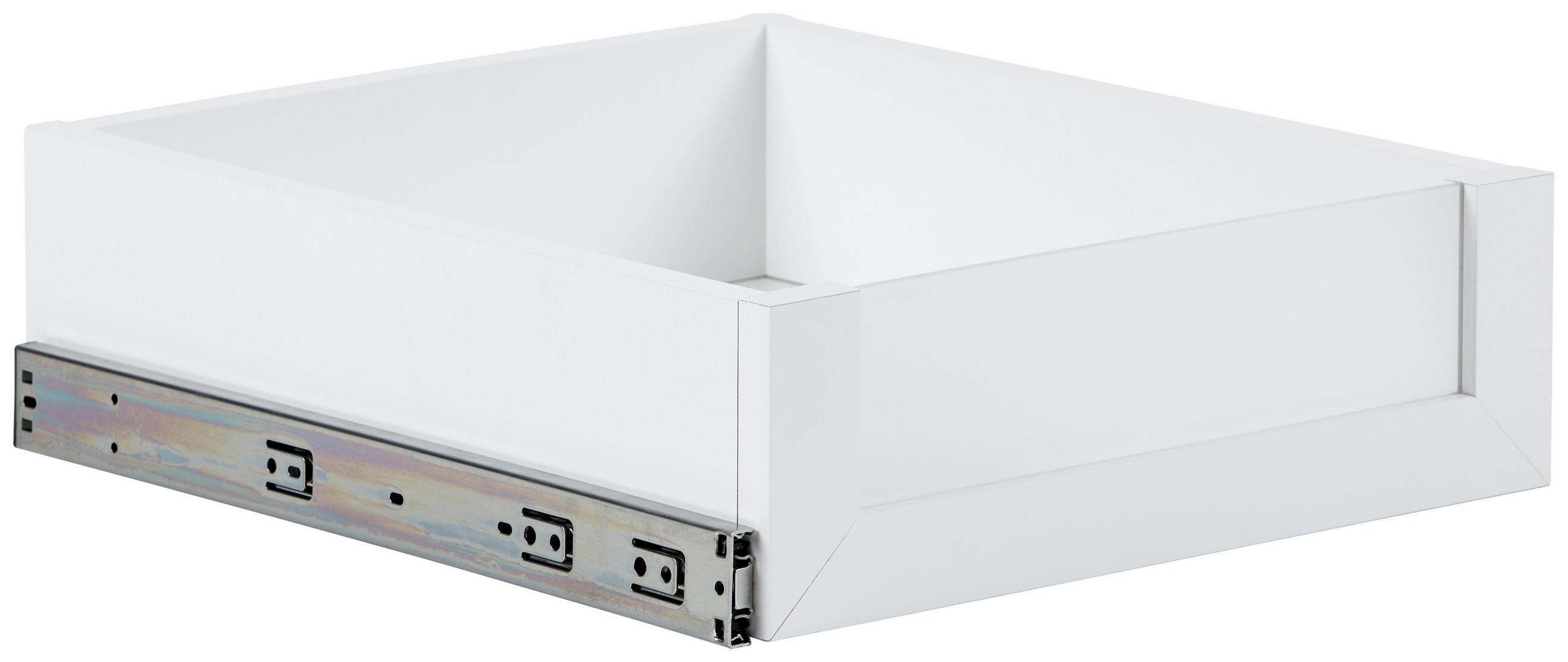 Schublade Unit Weiß B: 42,4 Cm Mit Glasvorderstück