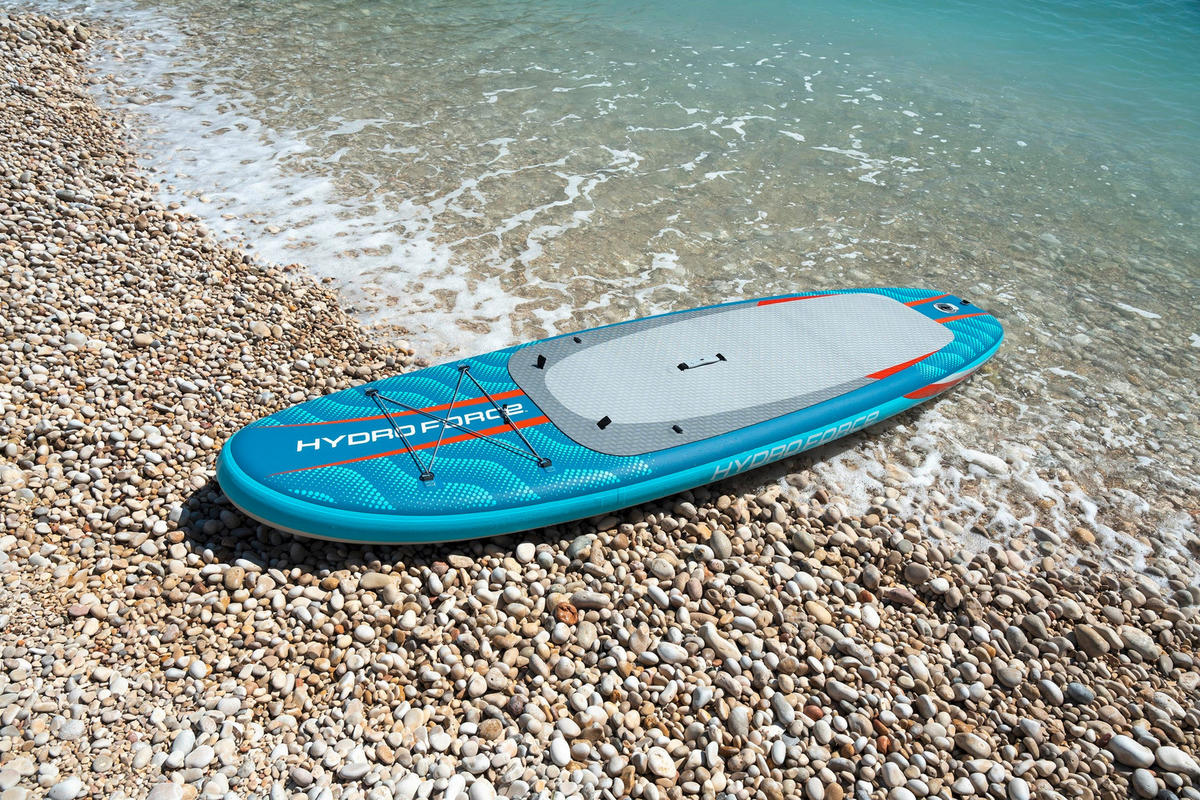 STAND-UP PADDLE BOARD HYDRO-FORCE  - Blau/Grau, KONVENTIONELL, Kunststoff/Metall (305/84/15cm) - Bestway