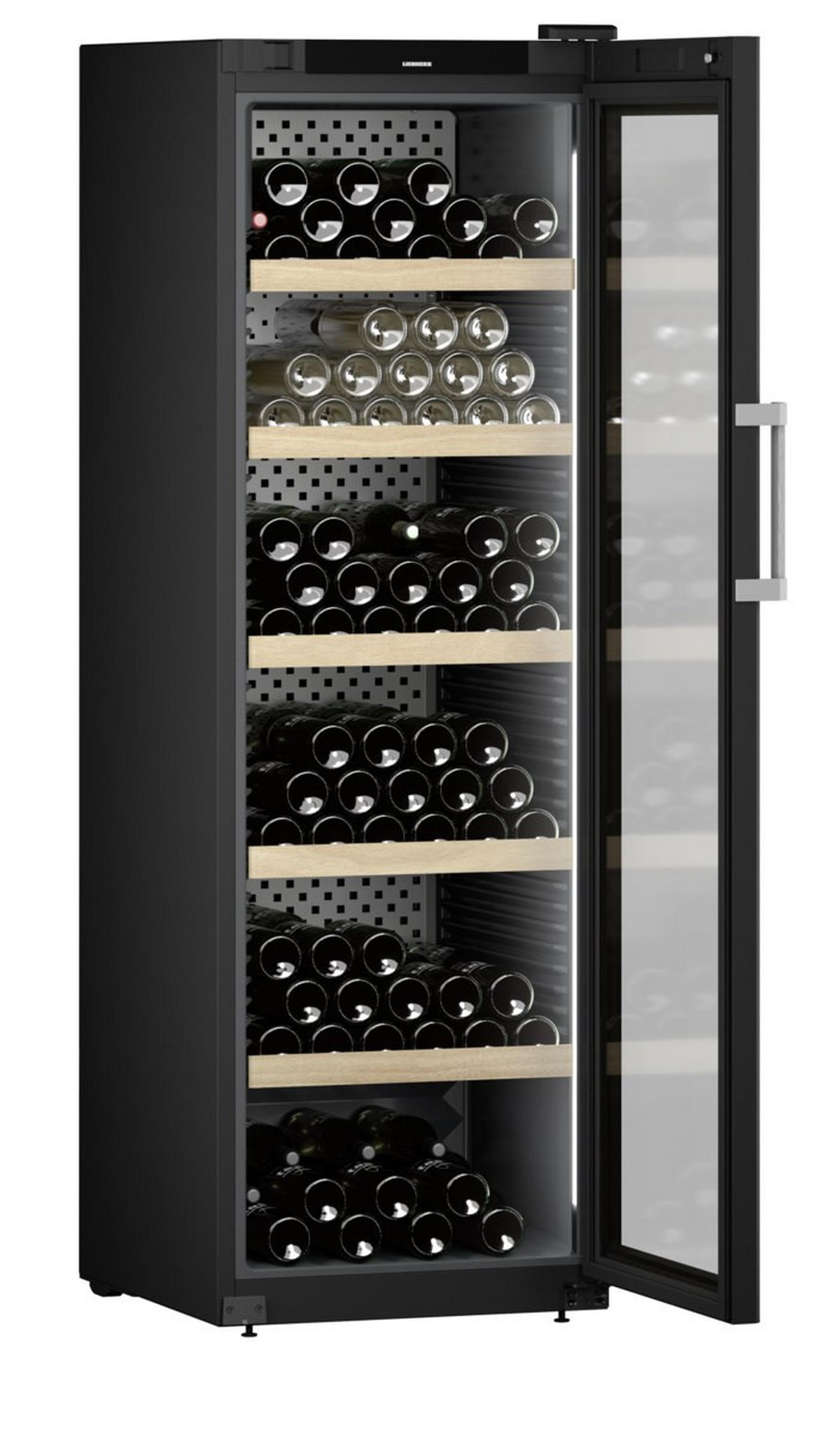 WEINKÜHLSCHRANK WPBLI 5231  - Schwarz, Basics, Holz/Metall (59,7/188,4/76,3cm) - Liebherr