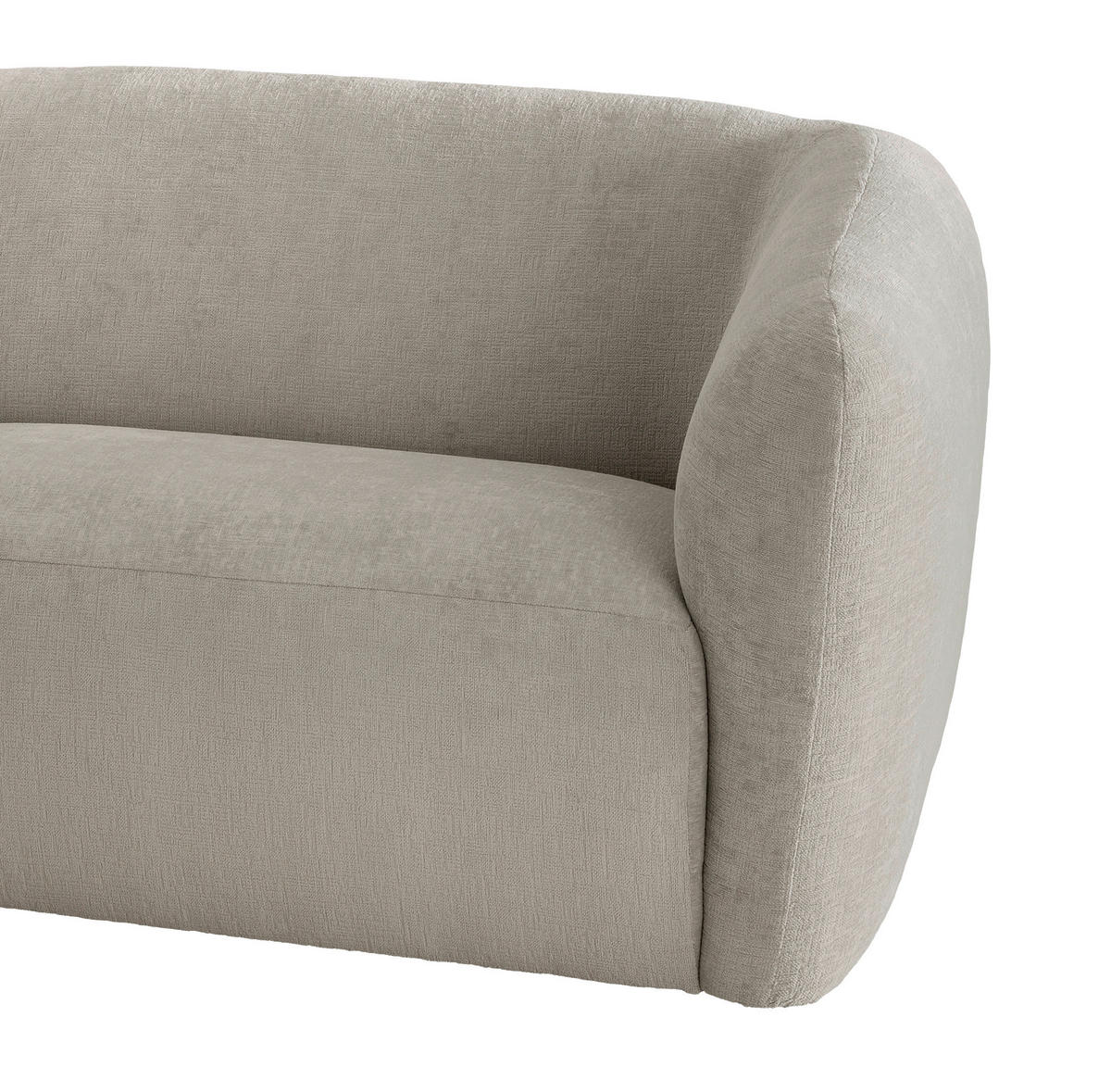 ECKSOFA in Mikrofaser Taupe  - Taupe/Schwarz, Modern, Kunststoff/Textil (182/276cm) - Livetastic