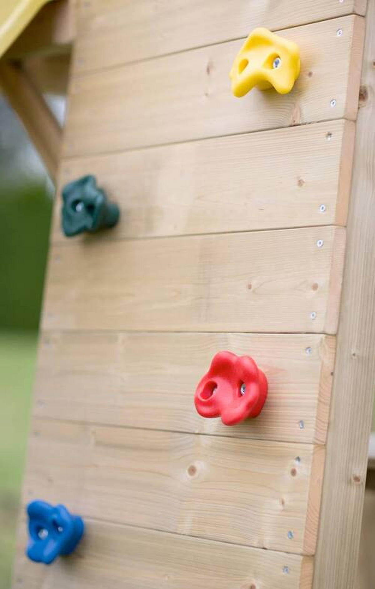 SPIELTURM 270/270/280 cm  - Gelb/Naturfarben, KONVENTIONELL, Holz (270/270/280cm) - Ambia Garden