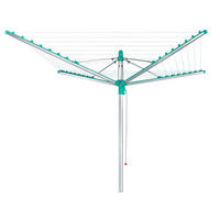 WÄSCHESPINNE LINOMATIC 500 EASY  - Silberfarben/Grün, Basics, Metall (328/203cm) - Leifheit