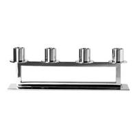 STABKERZENHALTER - Silberfarben, Basics, Metall (7,5/38/11,5cm) - Fink
