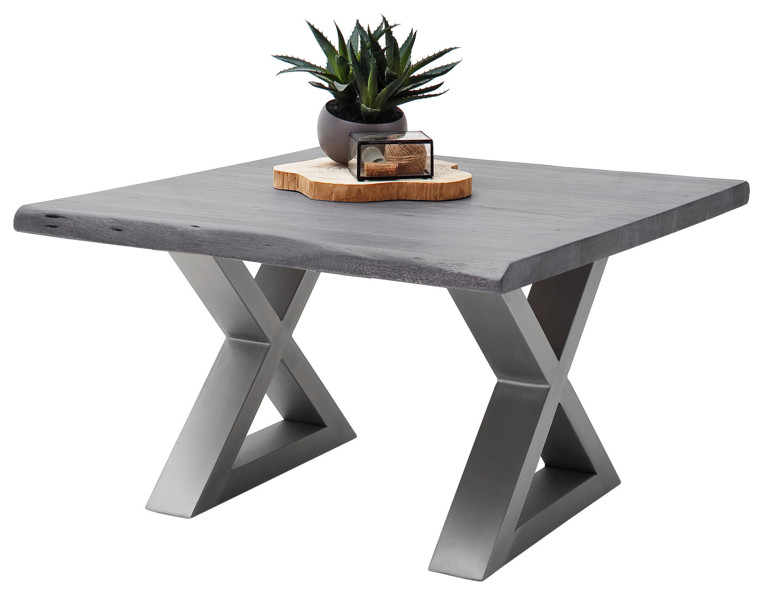 Couchtisch Holz mit Massiver Tischplatte Cartagena, Akazie