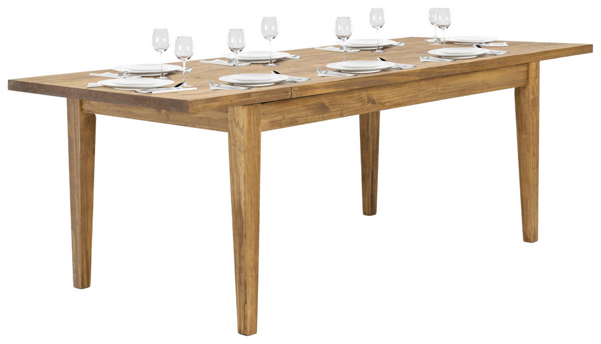 ESSTISCH Eichefarben rechteckig  ausziehbar  - Eichefarben, MODERN, Holz (170/210/78/90cm) - MID.YOU