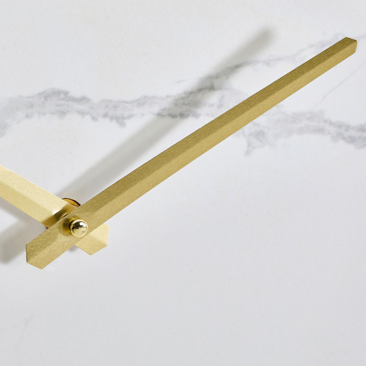 WANDUHR Weiß 40/40/3,1 cm  - Weiß, LIFESTYLE, Holzwerkstoff/Stein (40/40/3,1cm) - Xora