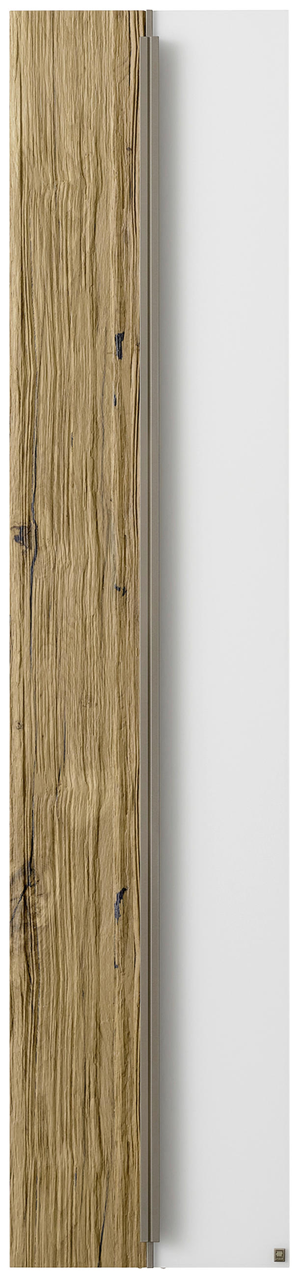 HOCHSCHRANK 38,4/172,8/33,1 cm  - Eichefarben/Titanfarben, Natur, Glas/Holz (38,4/172,8/33,1cm) - Musterring