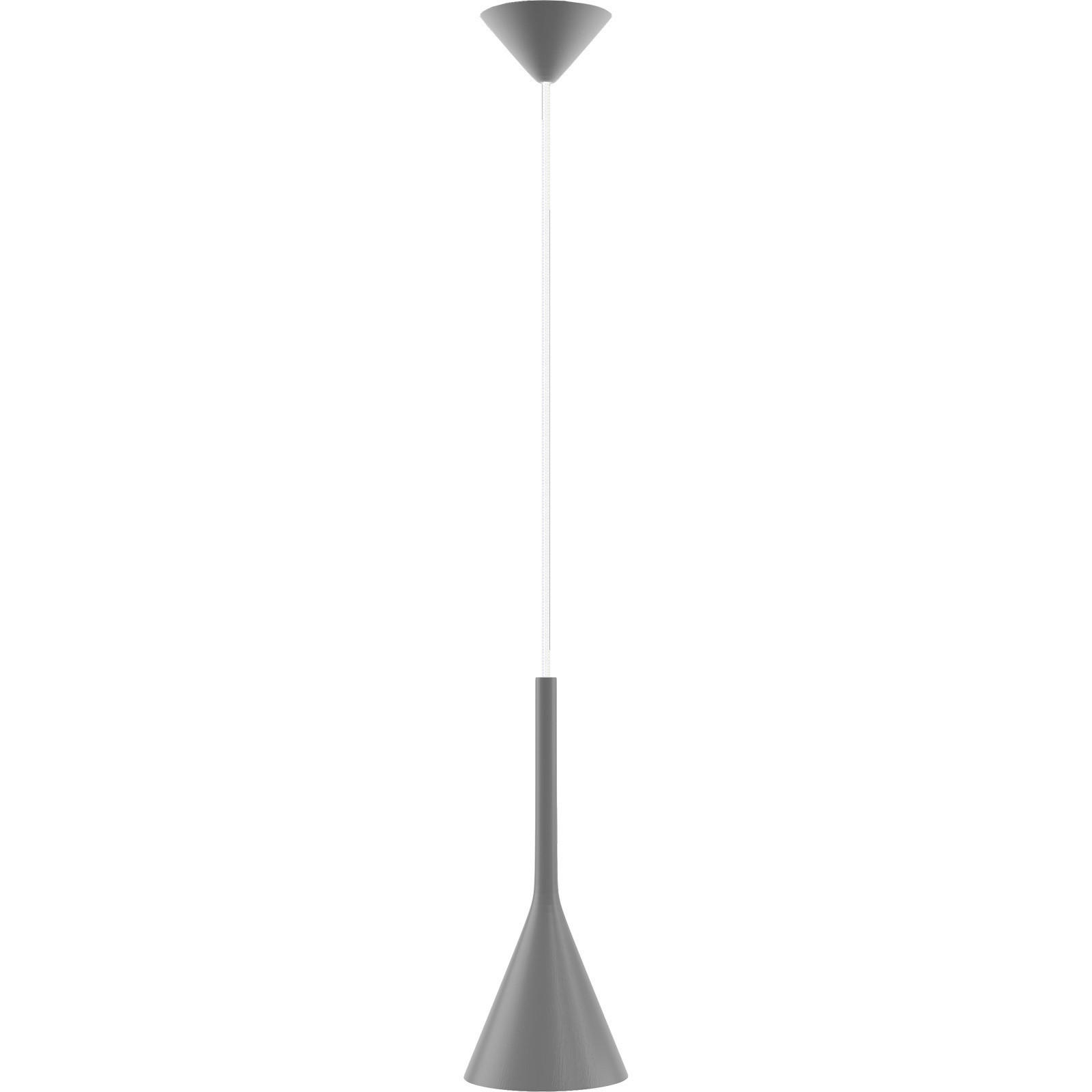 HÄNGELEUCHTE 12/150 cm  - Grau, Design, Holz (12/150cm)