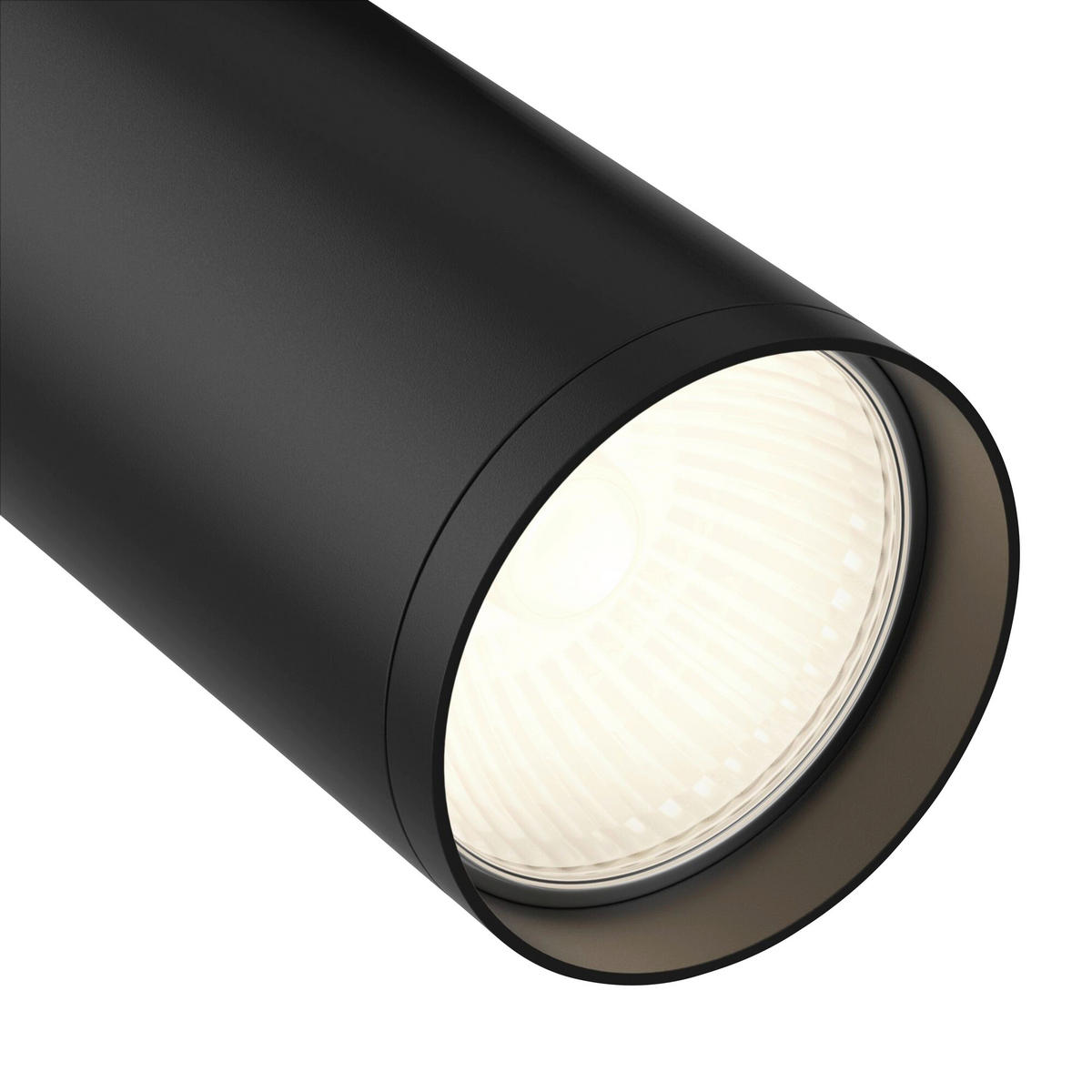 SCHIENENSYSTEM-STRAHLER 5,2/12,5/9,2 cm   - Schwarz, Basics, Metall (5,2/12,5/9,2cm) - MAYTONI
