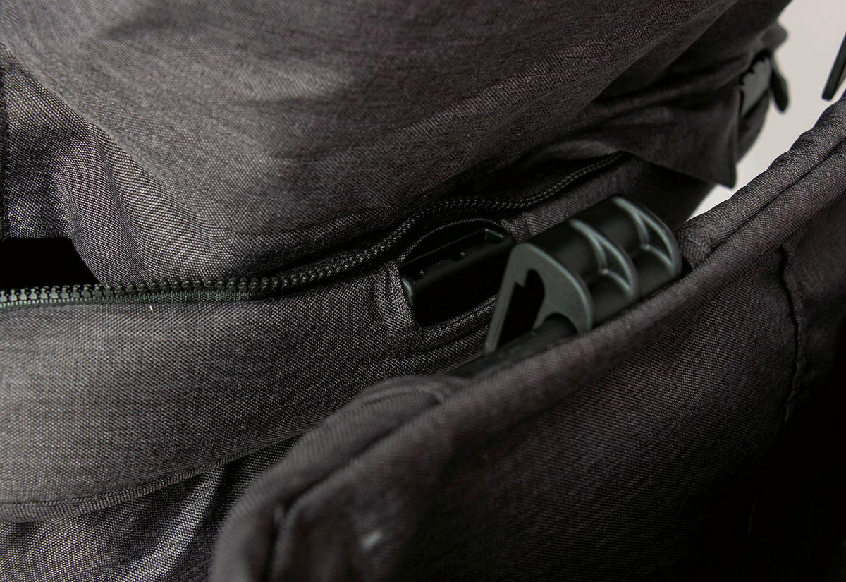 KOMBITRAGETASCHE - Anthrazit, Basics, Textil (50/26/15cm) - Pinolino