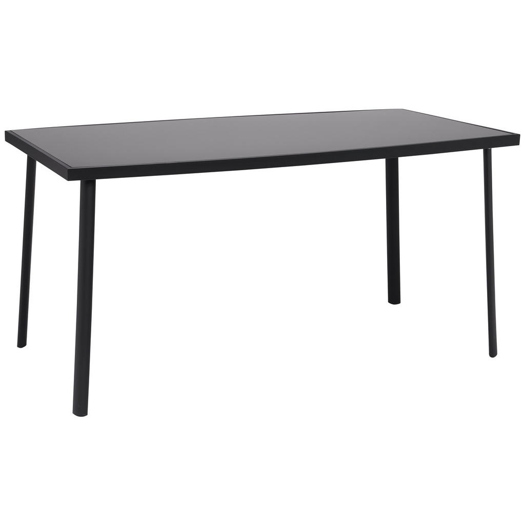 Gartentisch Nadine Metall/Glas L 148 cm