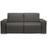 SCHLAFSOFA in Textil Anthrazit - Chromfarben/Anthrazit, Design, Textil/Metall (210/90/102cm) - Dieter Knoll SCHLAFSOFA in Textil Anthrazit - Chromfarben/Anthrazit, Design, Textil/Metall (210/90/102cm) - Dieter Knoll