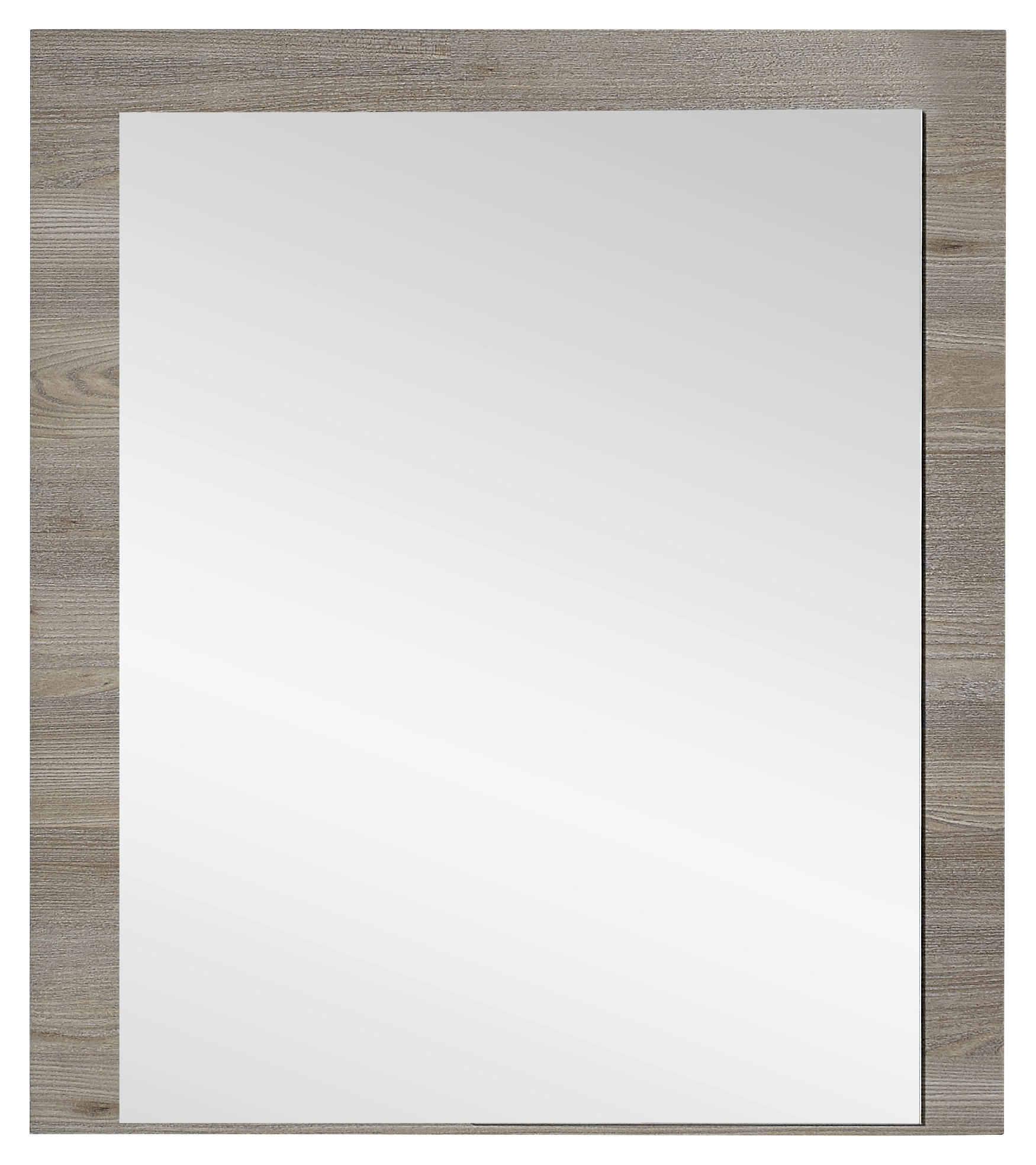 WANDSPIEGEL Silbereichenfarben - Silbereichenfarben, KONVENTIONELL, Glas/Holzwerkstoff (75/85/2cm) - MID.YOU