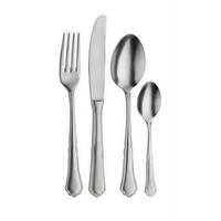 BESTECKSET SETTECENTO STONE WASHED 24-teilig Stahl  - Edelstahlfarben, Basics, Metall (25,5/7/5,3cm) - Pintinox