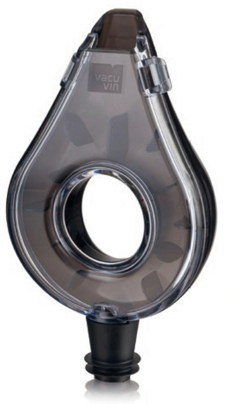 WEINAUSGIESSER  - Schwarz, Basics, Kunststoff (8.20/3.40/15.80cm) - Vacu Vin