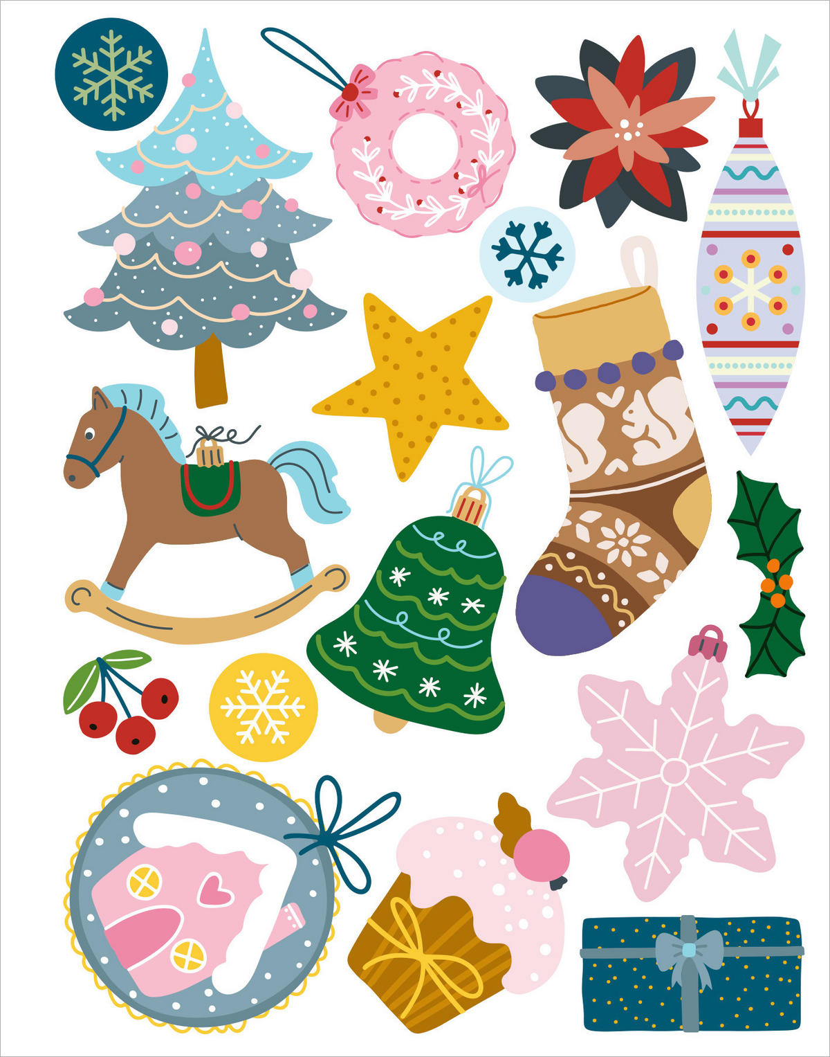 BUCH Diamant-Weihnachts-Anhänger  - Multicolor, Basics, Papier (16,5/16,5/1cm)