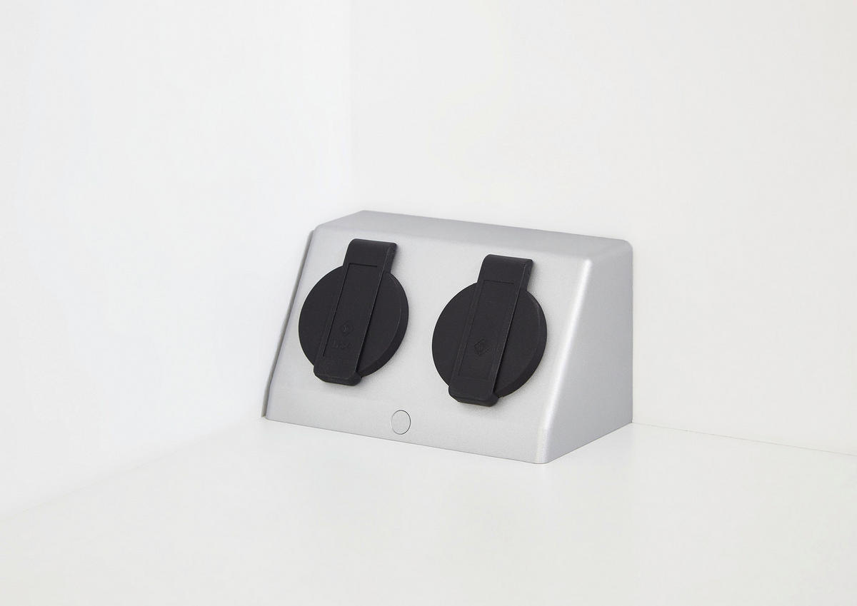 BADEZIMMER 3-teilig  in 81 cm  - Schwarz/Weiß, MODERN, Holzwerkstoff/Stein (81cm) - Nobilia