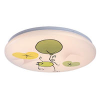 LED DEČJA PLAFONJERA FROGGO  - bela/višebojna, Dizajnerski, metal/plastika (37,5/5,5cm)