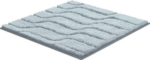Thumbnail - Grund Bidet-Vorleger Vogue, Salbeigrün, Textil, Wellen, rechteckig, 60x60 cm, Oeko-Tex® Standard 100, rutschfest, Badtex...