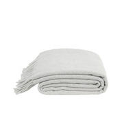 WOHNDECKE zoeppritz since 1828 140/190 cm  - Hellgrau, KONVENTIONELL, Textil (140/190cm) - Zoeppritz