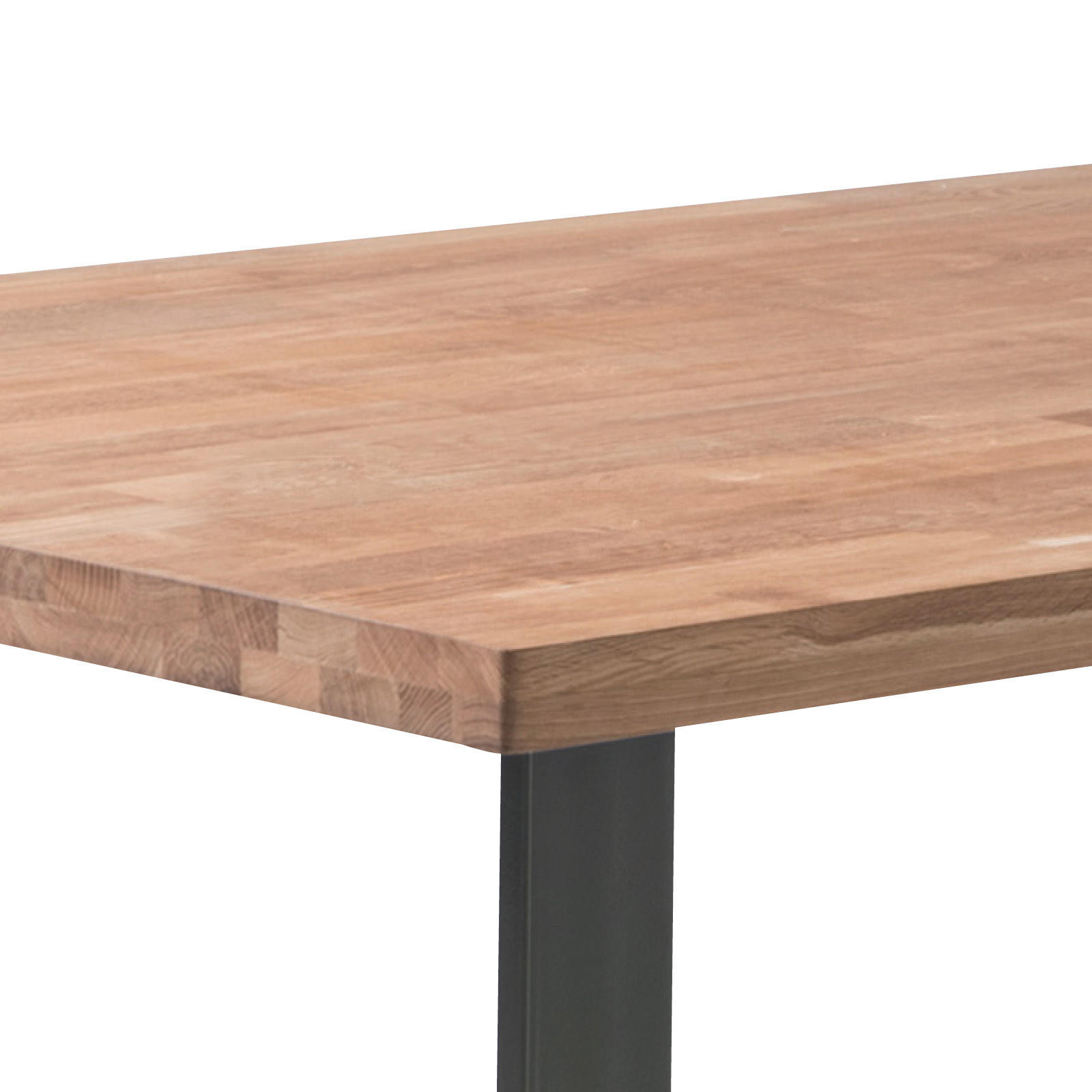 JEDÁLENSKÝ STÔL, dub, antracitová, farba duba, 180/90/76 cm - farba duba/antracitová, Modern, kov/drevo (180/90/76cm) - MID.YOU