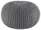 POUF Uni Grau  - Grau, Trend, Textil (55/35cm) - Linea Natura